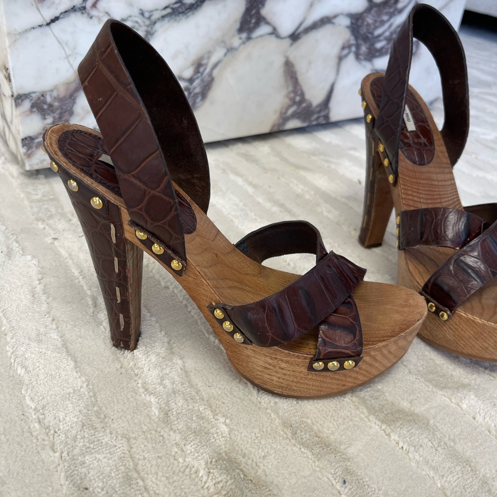 Mui mui sandal | heels